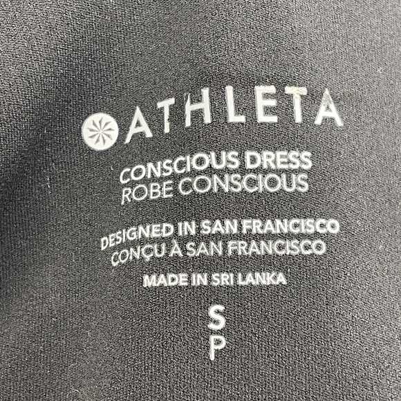 NWOT Athleta Conscious Dress in Black Size S - Picture 7 of 8